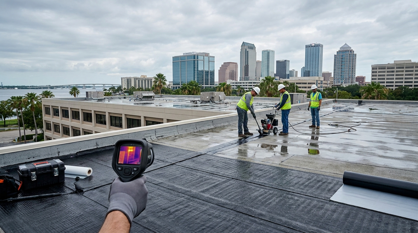 Commercial Flat Roof Repair in Tampa: Costs and What to Expect in 2026 - Commercial Roofing Contractor in Tampa, FL