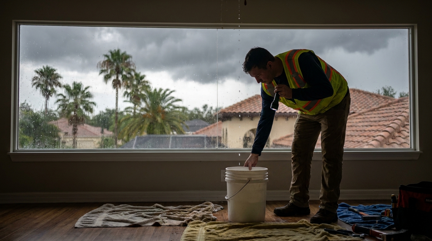 Emergency Steps When Your Roof Leaks During a Storm in Tampa - roofing contractor in Tampa