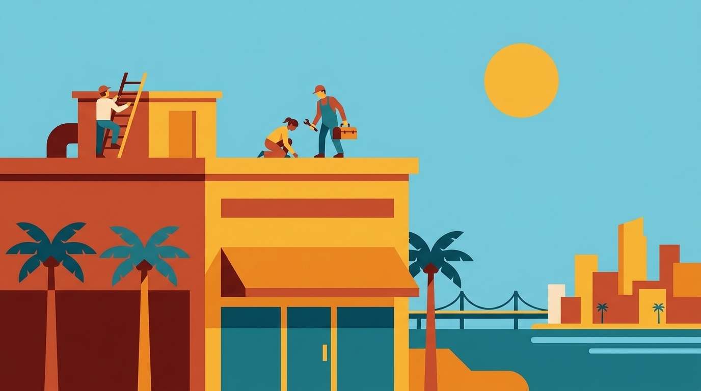 Flat Roof Maintenance Schedule for Commercial Buildings in St Petersburg in St Petersburg