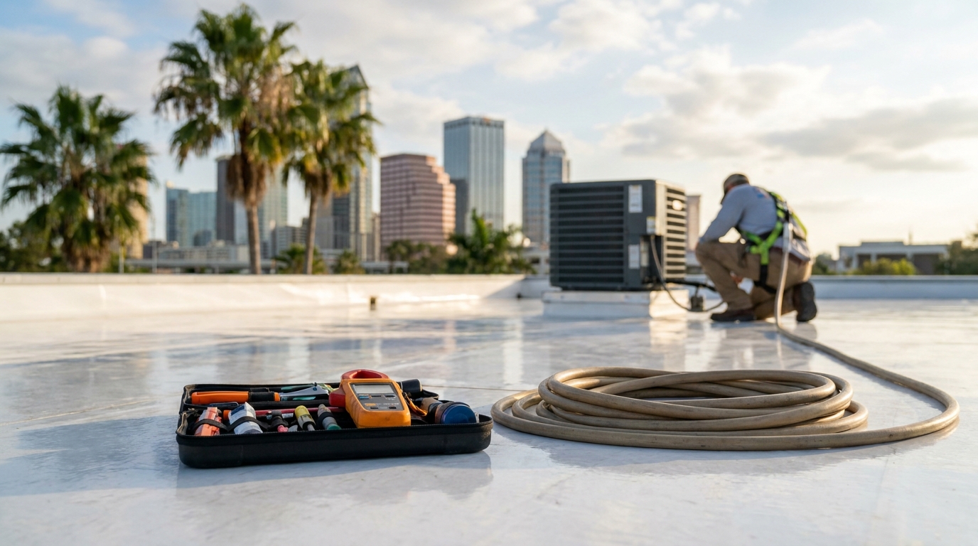 Flat Roof Maintenance Schedule for Tampa Commercial Buildings: Monthly and Seasonal Tasks in Tampa, FL