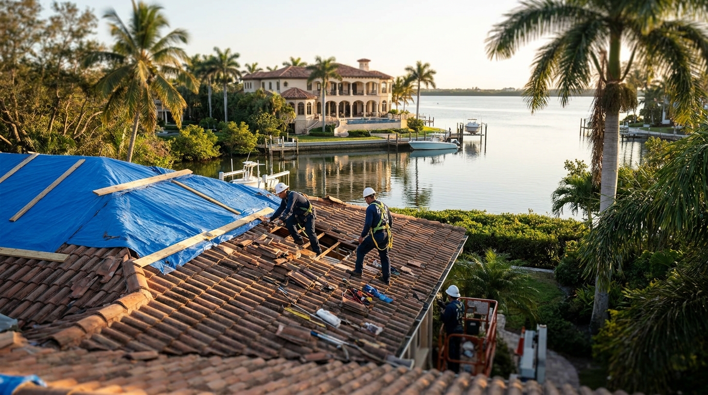How Much Does Emergency Roof Repair Cost in Port Royal, Naples? - roofing contractor in Naples, FL