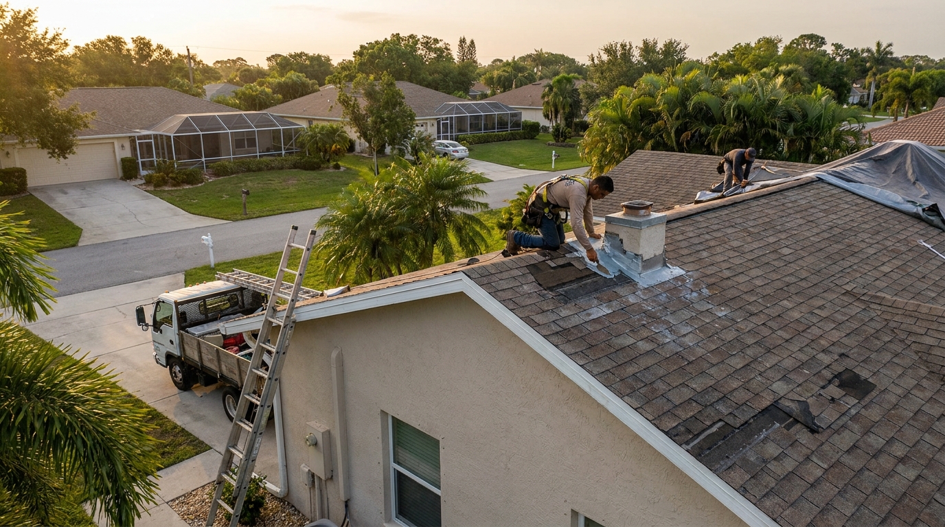 How to Fix a Roof Leak in Naples, FL: A Homeowner's Step-by-Step Guide - Residential Roofing Contractor in Naples, FL