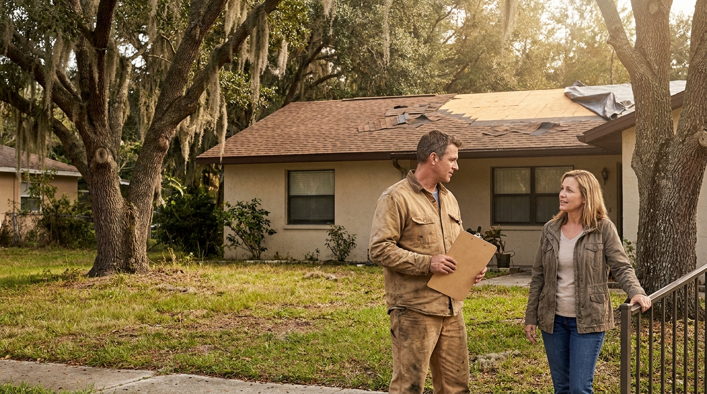Hurricane Roof Repair in Hillsborough County, FL