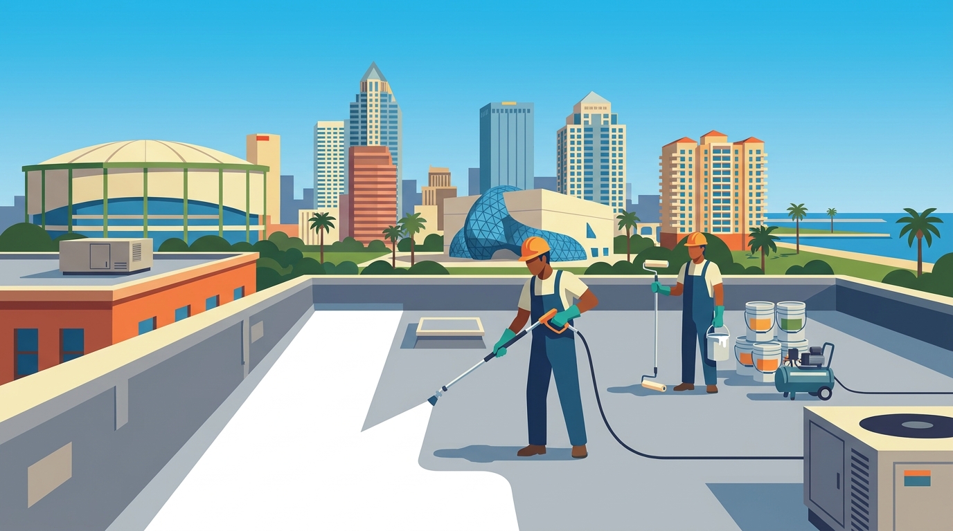 Roof Coating vs Replacement in St. Petersburg, FL - Commercial Roofing Contractor in St Petersburg, FL