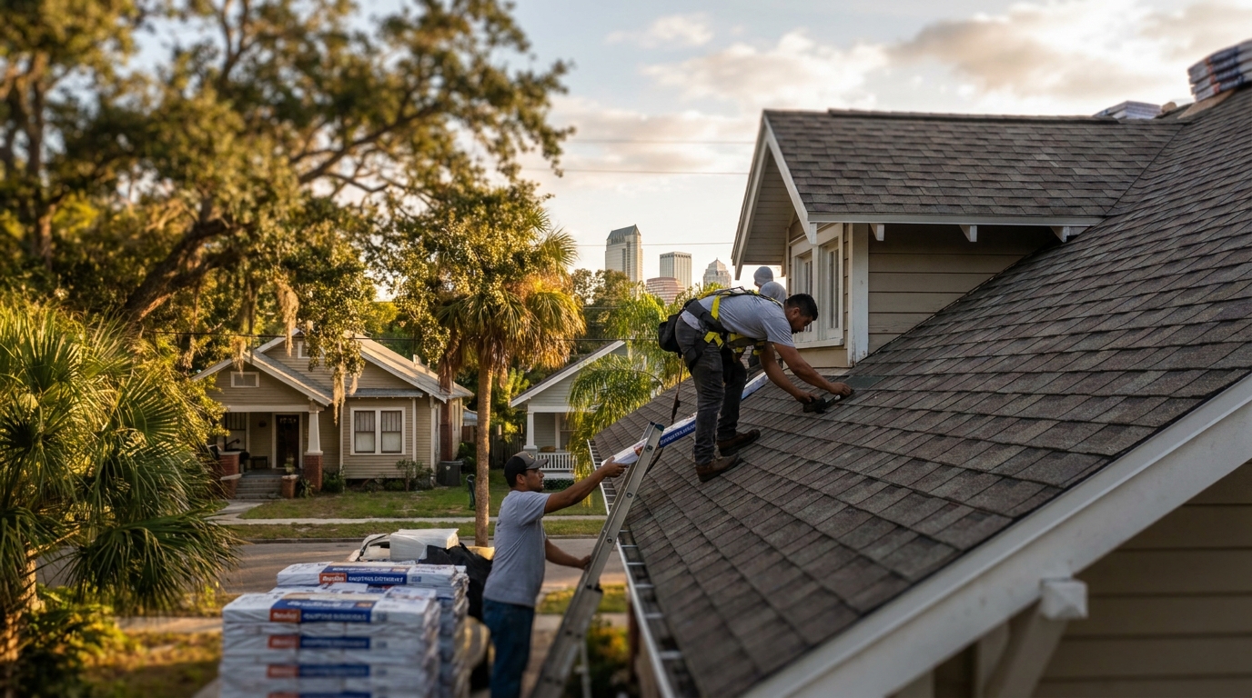 Roof Installation Timeline: How Long Does It Take in Tampa Heights, Tampa? - roofing contractor in Tampa