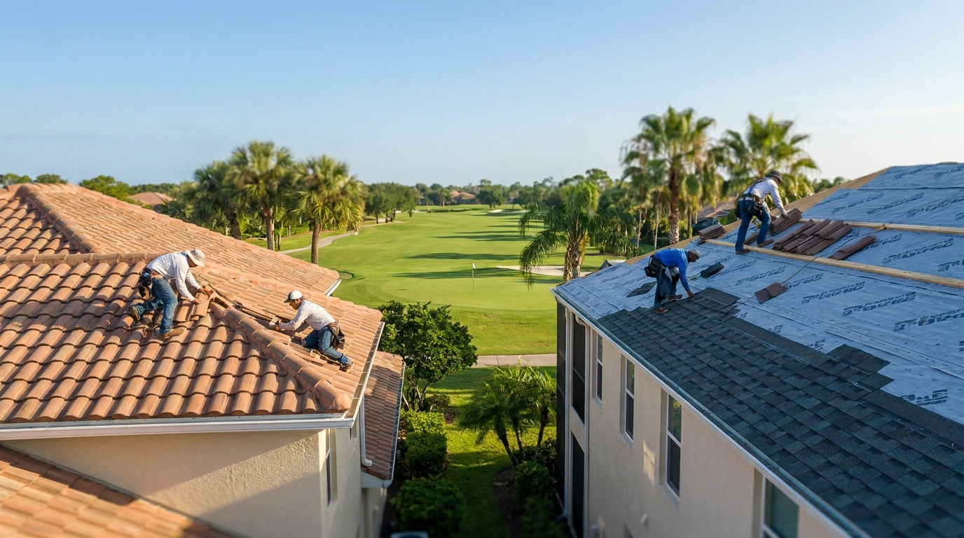 Roof Replacement vs Repair: Complete Cost Analysis for The Concession Golf Club, Bradenton in Bradenton, FL