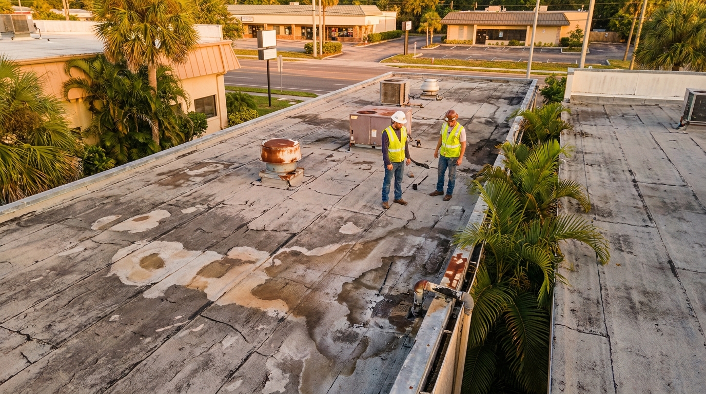 Signs a Commercial Roof Needs Replacing in Sarasota, FL - Commercial Roofing Contractor in Sarasota, FL