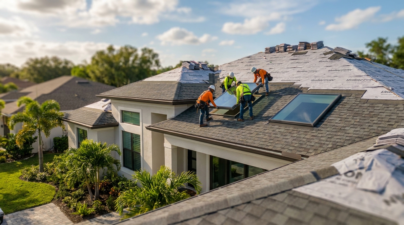 Skylight Installation During Roof Replacement: A Tampa Homeowner's Guide