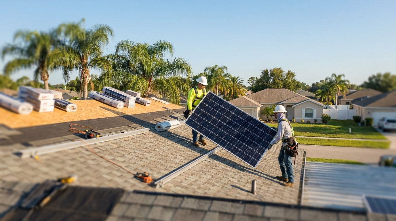 Solar Panel Integration with Roof Replacement in Brandon: Timing and Installation Benefits in Brandon, FL