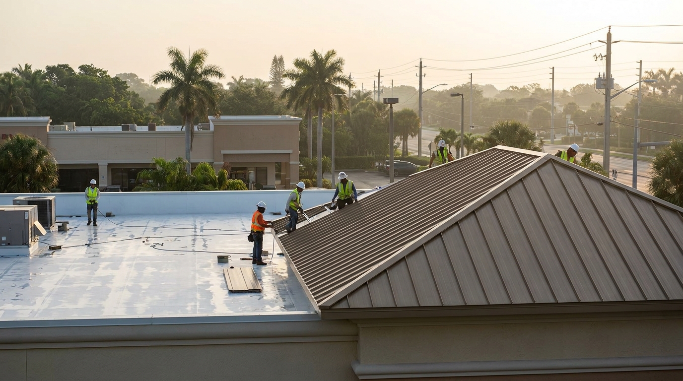 TPO vs. Metal Roofing for Commercial Buildings in Naples, FL - Commercial Roofing Contractor in Naples, FL
