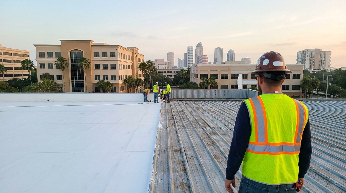 TPO vs. Metal Roofing for Tampa Commercial Buildings: A 2026 Decision Guide - Commercial Roofing Contractor in Tampa, FL