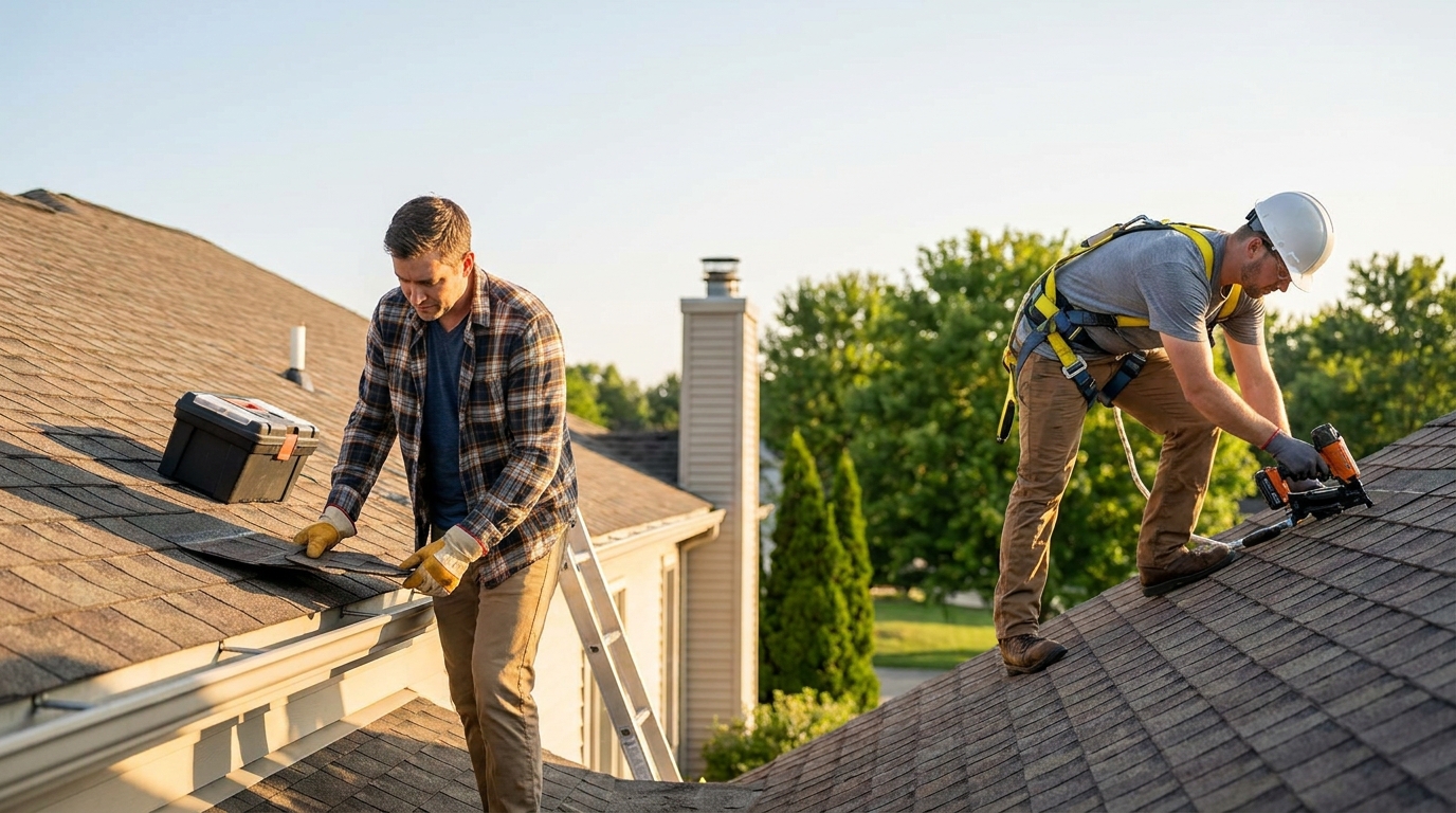 When to Call a Professional vs DIY Roof Repairs